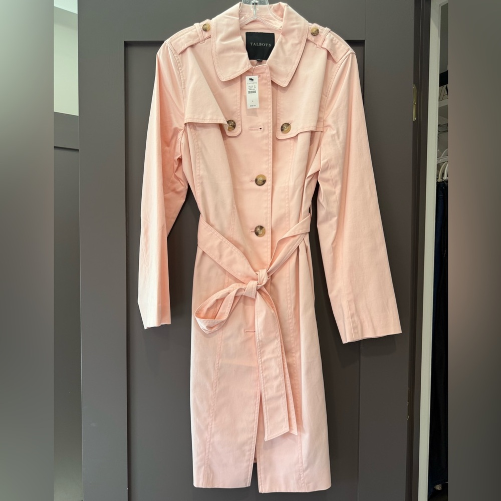 Talbots Light Pink Buttoned Coat